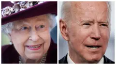 Queen and Joe Biden