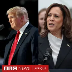 Donald Trump et Kamala Harris 