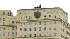 "Панцирь" на крыше здания минобороны РФ