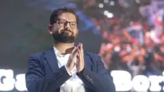 Gabriel Boric, presidente electo de Chile el 19 de diciembre de 2021 en Santiago.