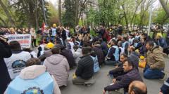 Doruk Madencilik işçilerinin açlık grevi sürüyor: 'Bize ödenenler toplamda alacaklarımızın 50'de 1'i bile değil'