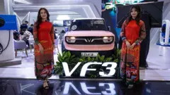 Xe VinFast trong triển lãm ô tô ở Indonesia 