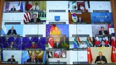 Liderler G20 zirvesine sanal olarak katıldı