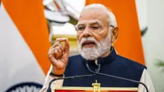 భారత ప్రధాని మోదీ