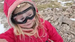 Seren Price on Ben Nevis