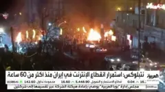 اعتراض های ایران در رسانه های عربی