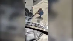 درگیری راننده با قاچاقچی