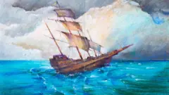 tableau d'un navire qui vogue