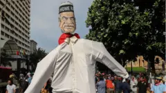 Протест против Ранила Викремесингхе