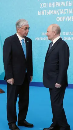Касым-Жомарт Токаев и Владимир Путин