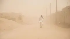 در روزهای طوفان شن، روستاهای کنار دریاچه هامون بیشترین میزان گرد و غبار را دارند