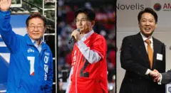 이재명, 김문수, 이준석 후보