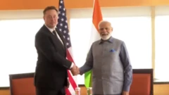 एलन मस्क और मोदी