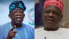 Aworan Bola Tinubu ati Rabiu Musa Kwankwaso