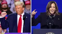 米大統領選最終日の両候補