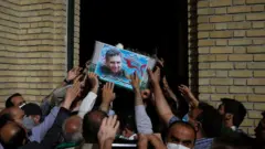 Albay Hasan Sayad Hüdayi'nin cenaze töreni