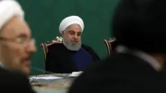 حسن روحانی می‌گوید آمریکا با تشدید تحریم‌ها یک "جنگ اقتصادی" علیه کشورش به راه انداخته است