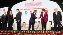 Liderler 28 Şubat 2022'de Güçlendirilmiş Parlamenter Sistem temasıyla bir araya gelmişti.