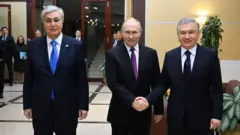 Президентлар Путин, Тоқаев ва Мирзиёев