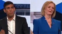 Rishi Sunak and Liz Truss