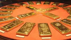 ทองคำแท่งที่โรงงานกษาปณ์ในออสเตรเลีย