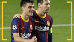 Lionel Messi and Pedri