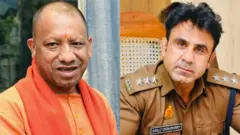 योगी आदित्यनाथ और अनुज चौधरी