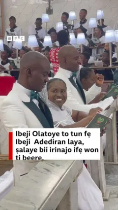 Ibeji Oguntoye ati Adediran ya aworan lọjọ igbeyawo wọn