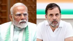 नरेंद्र मोदी आणि राहुल गांधी