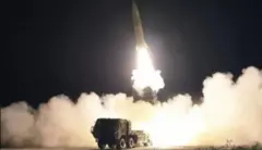 North Korean state media released photos of the missile tests