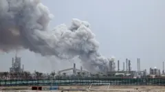 هدف قرار گرفتن پالایشگاه نفت در بحرین