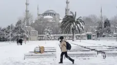 İstanbul'da yoğun olacağına dair uyarıda bulunulan kar yağışı kimi ilçelerde başladı. İstanbul Valiliği, okulların kar yüzünden tatil edildiği duyuruldu. THY ise 18 ve 19 Mart'ta etkisini göstermesi beklenen kar yüzünden kimi uçuşlarını iptal etti.