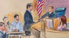 Elias Rodriguez durante su comparecencia en el tribunal