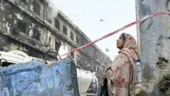 کراچی گل پلازہ آگ