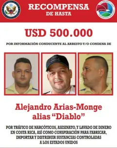 Cartel de se busca de alias "Diablo"
