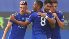 Leicester celebrate