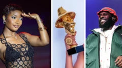 Ayra Starr and Odumodublvck wit di headies 