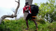 Migrantes en el Darien