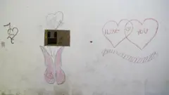 Wall of the girl's house