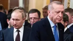 Rusya Devlet Başkanı Vladimir Putin ve Cumhurbaşkanı Recep Tayyip Erdoğan
