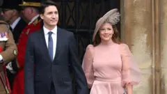 Justin Trudeau ve eşi Sophie Grégoire Trudeau, İngiltere Kralı 3. Charles'ın 6 Mayıs'ta Londra'da yapılan Taç Giyme Töreni'ne katılmıştı 