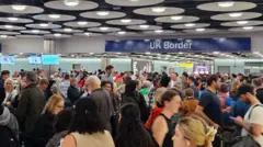 очередь в Хитроу