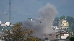 பூஞ்ச் பகுதியில் புகைமூட்டம் தென்பட்டது