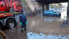 VIDEO | Las imágenes de las inundaciones y destrucción por un intenso evento de lluvias en Chile