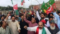 Демонстрация в Карачи