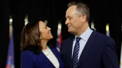 Kamala Harris y Douglas Emhoff