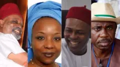 Chris Ngige, Sharon Ikeakor ,Ogbonnaya Onu na Rotimi Amaechi