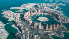 কাতারে কৃত্রিমভাবে তৈরি করা 'পার্ল আইল্যান্ড।'