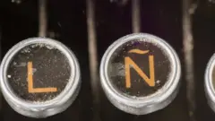 Teclas de máquina de escribir