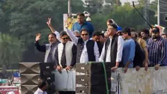 تحریک انصاف کے لانگ مارچ کا چوتھا دن